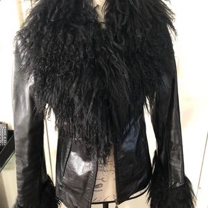 Black Leather Jacket size M from  Europe boutique